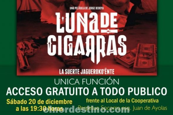 Cooperativa Multiactiva Mborayhu Ltda. ofrecerá una función gratuita de cine al aire libre enfrente de su sede central
