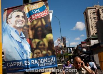 Capriles aseguró el pasado martes que aunque actualmente hay una 