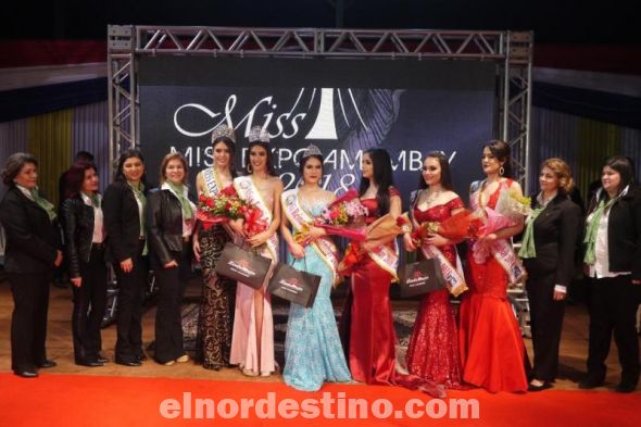Universidad Central del Paraguay se quedó con dos premios mayores en la elección de Miss Expo Amambay 2018