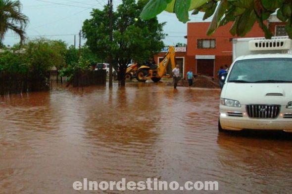 En la mañana de ayer se precipitó una lluvia sobre Concepción creando zozobras en la población que fue afectada por la inundación