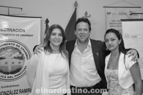 Ministra de la Mujer visitó Pedro Juan Caballero y firmó un convenio con la Gobernación del Amambay y municipalidades 