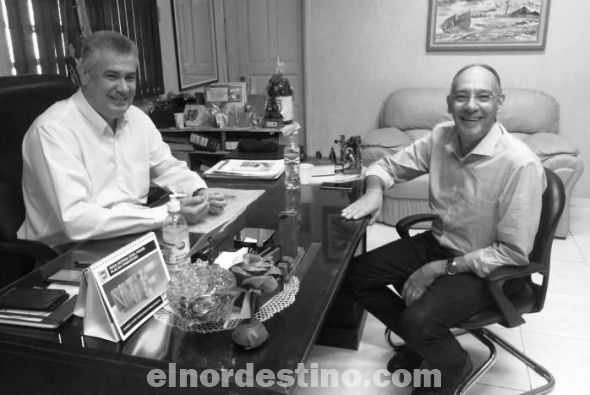 Intendentes de Ponta Porã y Pedro Juan Caballero estrecharon vínculos y hablaron sobre problemas comunes en la frontera