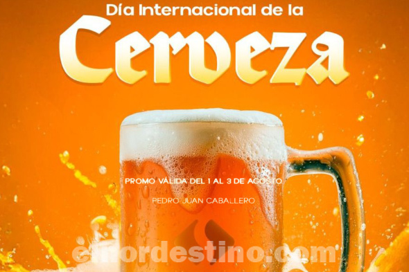Súper promoción “Día de la Cerveza” en Shopping China Importados en Pedro Juan Caballero hasta el domingo 3 de Agosto