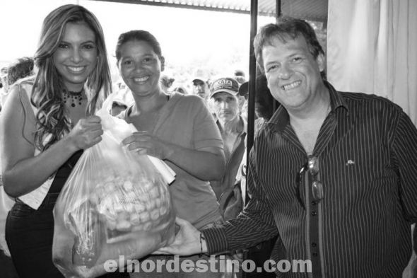 Gobernación de Amambay desarrolló proyecto Navidad sin Hambre en el distrito de Capitán Bado