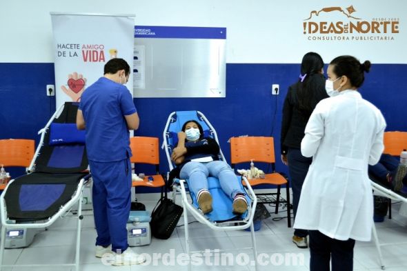 Grupo de estudiantes de la Carrera de Medicina en Universidad Sudamericana que contribuyeron para que la actividad se desarrolle de la mejor manera posible. (Foto: Diego Lozano para Ideas del Norte Consultora Publicitaria).