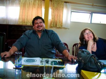 A juzgar por su expresión, el concejal Evelio Mereles ya se siente Presidente de la Junta Departamental de Amambay, lugar que podría ser el acceso al cargo de Gobernador. (Foto: Diego Lozano). 