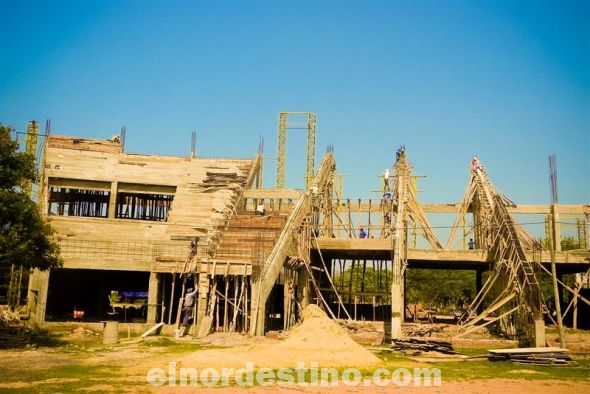 La construcción del monumental Estadio Municipal de Concepción continúa sin pausa