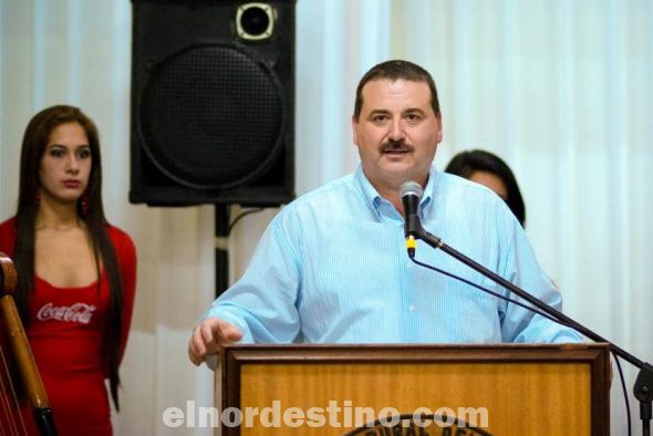El gobernador de Amambay Juan Bartolomé Ramírez se manifestó en su última Expo Amambay ejerciendo su cargo. (Foto: Diego Lozano).