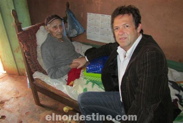 Emotiva visita y homenaje del gobernador de Amambay Pedro González a los sobrevivientes de la Guerra del Chaco