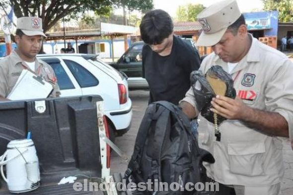 Detienen a ciudadano brasileño con marihuana en la terminal de ómnibus de Pedro Juan Caballero