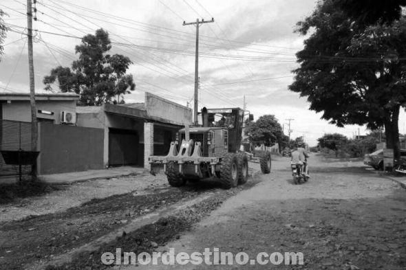 Secretaría de Obras de la Gobernación de Amambay continúa con los trabajos de reparación y mantenimiento de caminos