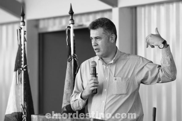 El intendente municipal de Pedro Juan Caballero José Carlos Acevedo recordó que el entonces presidente de la Junta Económica don Ricardo Pockel había diseñado en ese lugar una vía a la que se denominó “Boulevard de la Frontera”. (Foto: Diego Lozano).