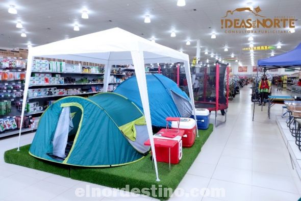 Planet Outlet seguirá siendo una muy buena elección a la hora de pasear y hacer compras. Con amplio estacionamiento, seguridad, y un enorme patio de comidas climatizado, locales y turistas eligen todo el año visitar el primer outlet de Paraguay. (Foto: Diego Lozano para Ideas del Norte Consultora Publicitaria).