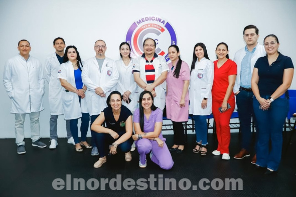Universidad Central del Paraguay sede Pedro Juan Caballero es reconocida por su excelente plan curricular, diseñado para ofrecer una formación integral a los futuros médicos, y por las altas demandas que establece en su proceso educativo. (Foto: Asesoría de Prensa de Universidad Central del Paraguay sede PJC).