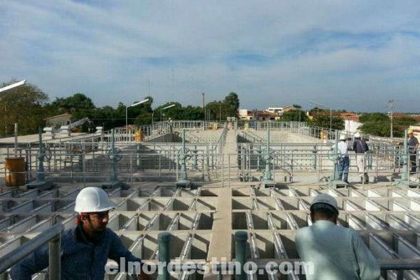 La Empresa de Servicios Sanitarios del Paraguay pone en marcha la nueva planta de agua potable en Concepción