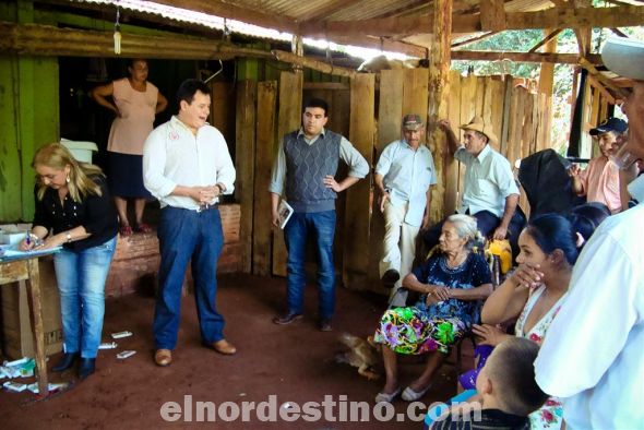 El Movimiento GANAR! realiza una intensa campaña en las diversas colonias y asentamientos de Amambay