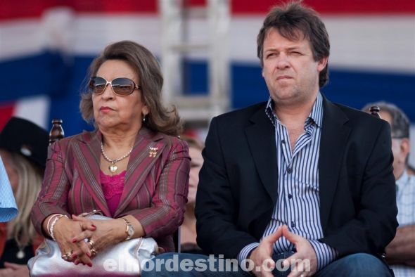 Franco felicitó a los organizadores de la exposición y agradeció a los legisladores presentes la vigencia del Fondo Nacional de Inversión Pública para el Desarrollo (Fonacide). (Foto: Diego Lozano).
