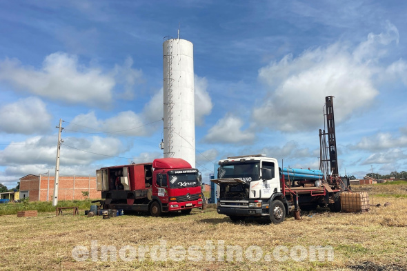 Pobladores de la Fracción Portal 1 del barrio María Victoria de Pedro Juan Caballero volverán a disponer de agua potable