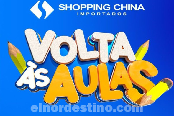 Encuentre en Shopping China de Pedro Juan Caballero todo lo que necesita para arrasar en este año lectivo hasta el 4 de Febrero