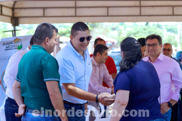 Gobernación de Amambay habilitó las primeras dos cuadras de empedrado en el barrio Jardín Aurora de Pedro Juan Caballero 