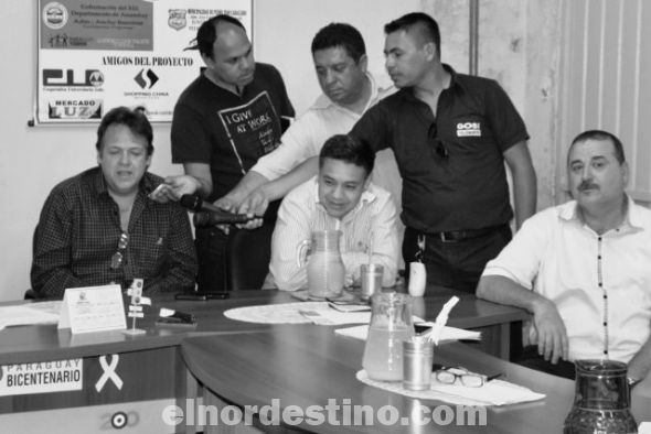 Gobernador anuncia asfaltado de rutas en el departamento de Amambay y ayuda a Cuerpo de Bomberos 