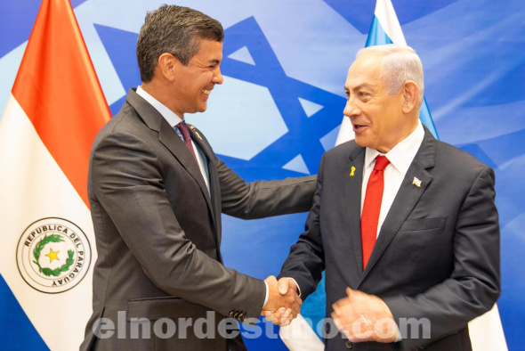 El presidente de la República de Paraguay Santiago Peña Palacios indicó que el objetivo del Gobierno Nacional es que toda la bonanza económica que se busca materializar se traduzca en empleos de alto nivel y en un aumento del ingreso de los trabajadores. (Foto: Presidencia de la República del Paraguay).