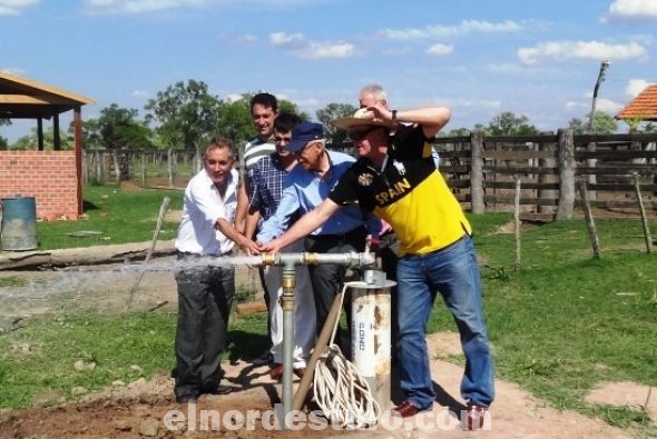 Habilitan sistema de agua potable en la localidad concepcionera de San Carlos del Apa 