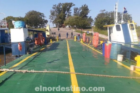 Mario Abdo Benítez y Alberto Fernández oficializaron el acuerdo entre ambos países para la construcción de un nuevo puente fronterizo. Durante su presencia en Pilar, Departamento de Ñeembucú. (Foto: Diario Última Hora).