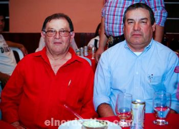 El empresario Severo Villalba (que acompaña la precandidatura a Diputado Nacional del empresario Eulalio Gomes Batista) estaba participando de una actividad en la Colonia Santa Clara. (Foto: Diego Lozano).