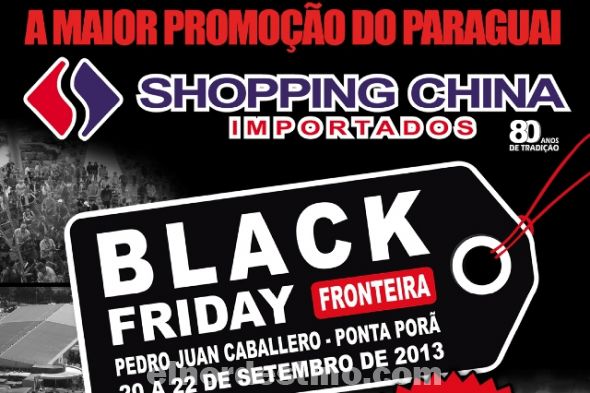 Comienza este viernes la promoción especial “Black Friday Frontera” en Shopping China con ofertas válidas hasta el próximo domingo