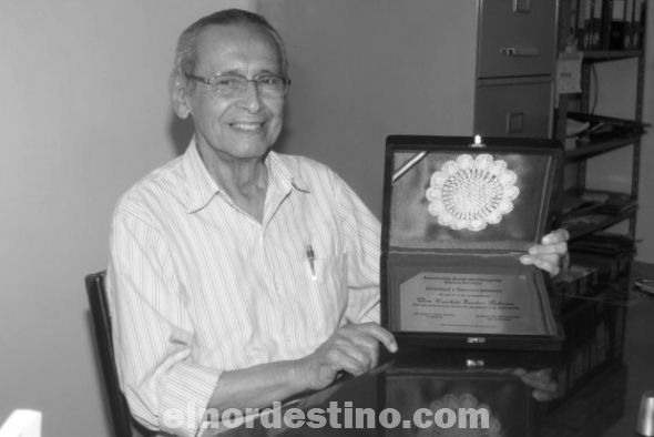 La Asociación Rural del Paraguay Regional Amambay distinguió a don José Cándido Escobar