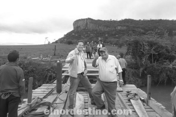 Gobernación de Amambay inaugura importante puente sobre el río Aquidabán en la Colonia Piky Kuá 