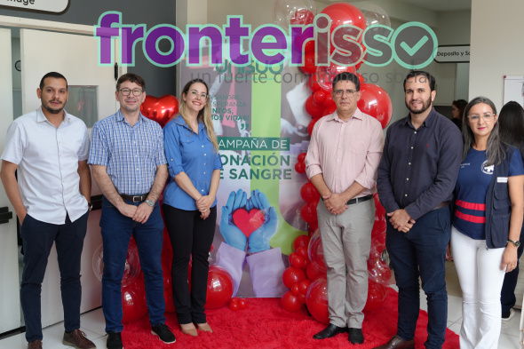 Esta nueva Campaña de Donación de Sangre consolida a UNISUD como un referente en responsabilidad social universitaria, generando un impacto positivo en el sistema de salud y promoviendo la cultura de donación voluntaria en la región. (Foto: gacetilla de Prensa de UNISUD Sede Pedro Juan Caballero).