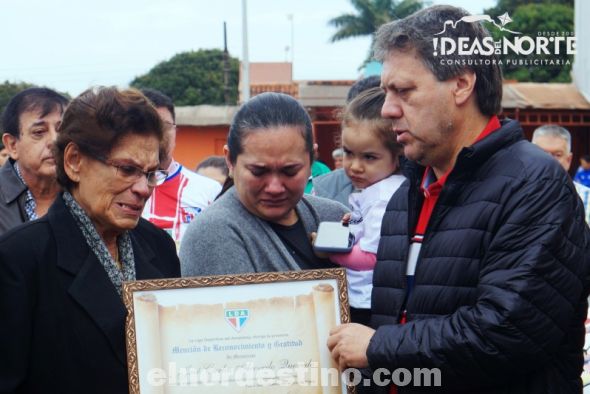 Homenaje Póstumo: Reconocimiento y Gratitud de la Liga Deportiva del Amambay al ex intendente José Carlos Acevedo