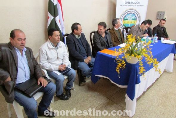 Coordinadores de la Presidencia se reúnen con el gobernador Pedro González para jornada de gobierno en Amambay