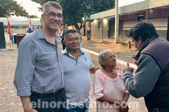 Por Diez Mil: Intendente Acevedo inauguró empedrado en sectores con mayor densidad de población en Pedro Juan Caballero