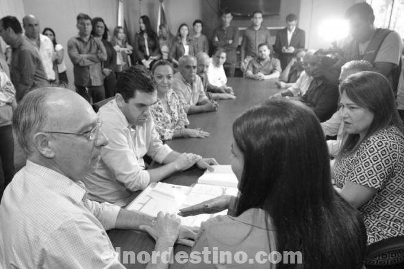 Intendente entrega a la gobernadora en ejercicio proyectos de Itamarati y del Núcleo Tecnológico de la Frontera 