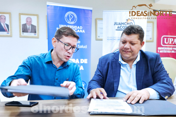 Convenio entre Universidad Sudamericana y Gobernación de Amambay para otorgar más oportunidades de estudiar a jóvenes 