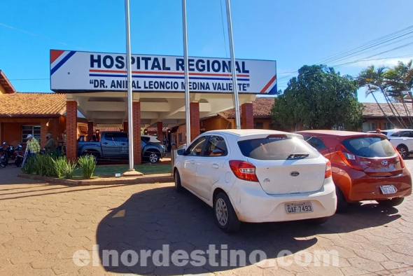 Hospital Regional de Pedro Juan Caballero, lugar referido en la imputación por omisión de auxilio en contra de la de la profesional médica Dra. Dina Elizabeth Guerreros Benítez. (Foto: Ministerio de Salud Pública y Bienestar Social).