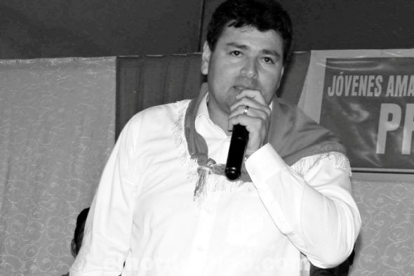 El precandidato Cristian Franco acompañó fervorosamente la visita de Marito Abdo Benítez a Pedro Juan Caballero