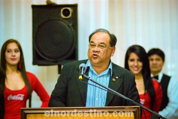 El coordinador de la Expo Amambay 2012 es el doctor Ricardo Zacarías. Proporcionó todos los detalles relativos al evento. (Foto: Diego Lozano).