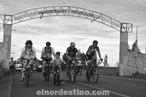 Gobernación de Amambay organiza encuentro de Ciclismo recreativo denominado “Pedaleando al Altar de la Patria”