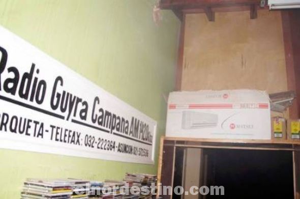 Radio Guyra Campana de Horqueta acorta su emisión por temor al EPP