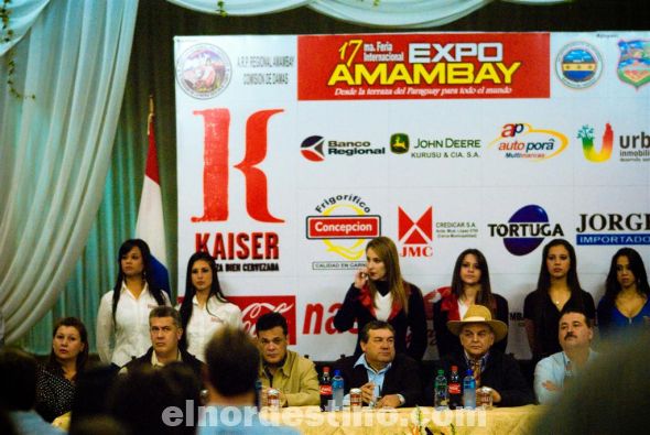 La Mesa Directiva estuvo integrada por autoridades municipales, departamentales y directivos de la ARP Regional Amambay. (Foto: Diego Lozano).