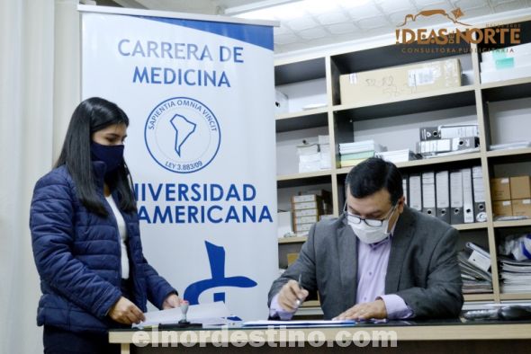 La donación de Universidad Sudamericana consistió en la construcción de un laboratorio de Biotecnología Molecular. El acto caritativo es para beneficio de la Salud de todos los ciudadanos que acuden a recibir asistencia médica al Hospital Regional de Pedro Juan Caballero. (Foto: Diego Lozano para Ideas del Norte Consultora Publicitaria).