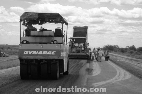 Obra de rehabilitación y pavimentación de la ruta Concepción-Pozo Colorado está con dificultades por las lluvias caídas en la zona 