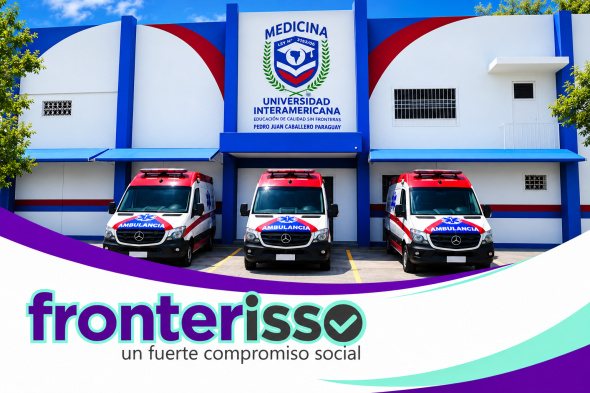 Salud más cerca de la gente. La distribución de las clínicas en diferentes sectores de Pedro Juan Caballero busca facilitar el acceso a los servicios médicos, evitando que la distancia sea un obstáculo para quienes necesitan atención. (Foto: Asesoría de Prensa de Universidad Interamericana). 