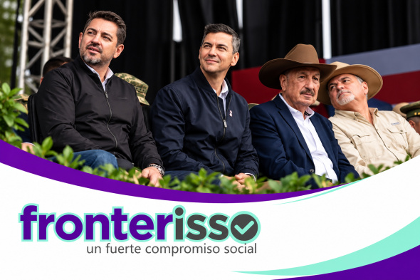Juancho Acosta solicitó al Poder Ejecutivo la construcción de un viaducto sobre la Ruta PY05 para mejorar la conexión entre sectores de Pedro Juan Caballero, además del fortalecimiento de la infraestructura energética para atraer nuevas inversiones. (Foto: Gobernación de Amambay). 