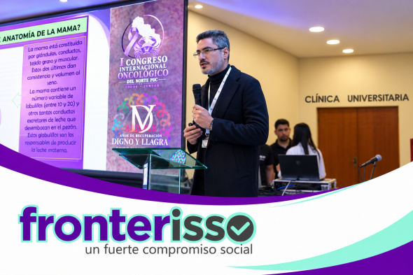 El I Congreso Internacional Oncológico del Norte PJC fue organizado por la Liga Académica de Oncología de UNISUD - LAONCO, y contó con el acompañamiento de la Sociedad Paraguaya de Cancerología – SOPAC. (Foto: Asesoría de Prensa de Universidad Sudamericana).