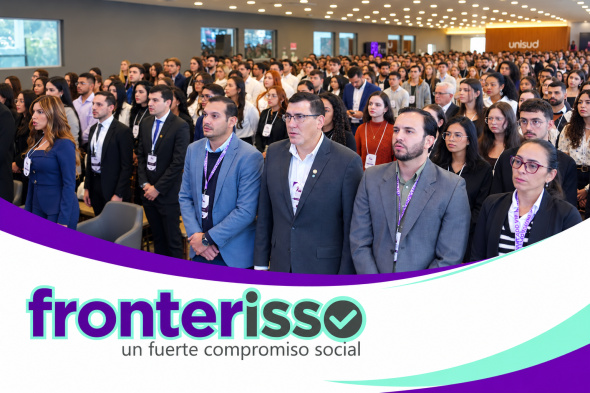 El I Congreso Internacional Oncológico del Norte PJC fue organizado por la Liga Académica de Oncología de UNISUD - LAONCO, y contó con el acompañamiento de la Sociedad Paraguaya de Cancerología – SOPAC. (Foto: Asesoría de Prensa de Universidad Sudamericana).